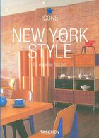 Couverture du livre « New york style » de Beate Wedekind aux éditions Taschen