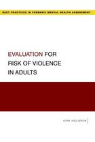 Couverture du livre « Evaluation for Risk of Violence in Adults » de Heilbrun Kirk aux éditions Oxford University Press Usa