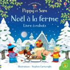 Couverture du livre « Poppy et Sam : Noël à la ferme ; les contes de la ferme » de Jenny Tyler et Heather Amery et Stephen Cartwright aux éditions Usborne