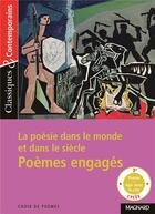 Couverture du livre « Poèmes engagés » de  aux éditions Magnard