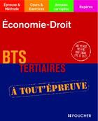Couverture du livre « Économie-droit ; bts tertiaires » de D Lemoine aux éditions Foucher