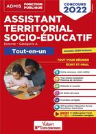 Couverture du livre « Concours assistant territorial socio-éducatif : catégorie A ; tout-en-un ; concours 2022 (édition 2022) » de Fabienne Geninasca et Celine Tatat aux éditions Vuibert