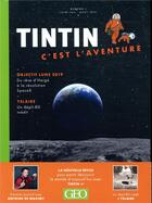 Couverture du livre « Tintin, c'est l'aventure n.1 ; objectif Lune 2019 » de  aux éditions Geo Moulinsart