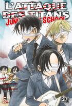 Couverture du livre « L'attaque des titans - junior high school Tome 5 » de Hajime Isayama et Saki Nakagawa aux éditions Pika