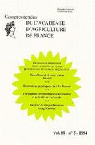 Couverture du livre « Ruissellement conservation des sols ressources genetiques chez les prunus ; formations agronomiques » de  aux éditions Medecine Sciences Publications