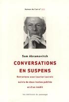 Couverture du livre « Conversations en suspens » de Sam Abramovitch aux éditions Du Passage