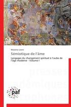 Couverture du livre « Sémiotique de l'âme » de Leone Massimo aux éditions Presses Academiques Francophones