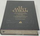 Couverture du livre « Saint coran - arabe francais phonetique - cartonne - grand format (17 x 24) - noir - arc en ciel » de Revelation aux éditions Albouraq