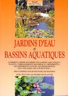 Couverture du livre « Jardins d'eau et bassins aquatiques » de Magali Martija-Ochoa aux éditions De Vecchi