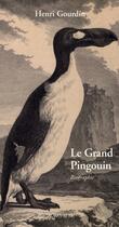 Couverture du livre « Le grand pingouin » de Henri Gourdin aux éditions Actes Sud
