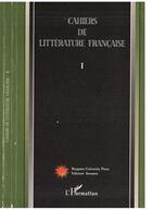 Couverture du livre « Cahiers de litterature francaise » de  aux éditions L'harmattan