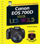 Couverture du livre « Canon EOS 700D pas à pas pour les nuls » de Nancy Muir aux éditions First Interactive