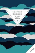 Couverture du livre « La lettre à Helga » de Bergsveinn Birgisson aux éditions Zulma