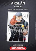 Couverture du livre « The Heroic Legend of Arslân - Tome 20 » de Hiromu Arakawa et Yoshiki Tanaka aux éditions Kurokawa