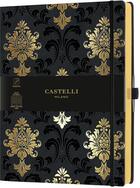 Couverture du livre « Carnet c&g très grand format ligné baroque gold » de  aux éditions Castelli Milano