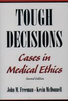 Couverture du livre « Tough Decisions: Cases in Medical Ethics » de Mcdonnell Kevin aux éditions Oxford University Press Usa