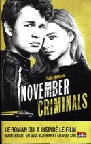 Couverture du livre « The november criminals - tie in » de Sam Munson aux éditions Hachette Romans