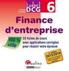 Couverture du livre « Finance d'entreprise 2015-2016 (5e édition) » de Pascale Recroix aux éditions Gualino