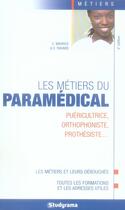 Couverture du livre « Les métiers du paramédical (4e édition) » de  aux éditions Studyrama