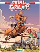 Couverture du livre « Triple galop Tome 8 » de Benoit Du Peloux aux éditions Bamboo