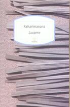 Couverture du livre « Lucarne » de Raharimanana aux éditions Motifs
