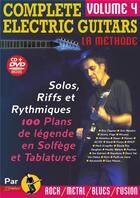Couverture du livre « Complete electric guitars volume4 cd & dvd rebillard(nouvelle version) » de Jjrebillard aux éditions Jj Rebillard