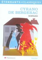 Couverture du livre « Cyrano de bergerac » de Edmond Rostand aux éditions Flammarion