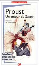 Couverture du livre « À la recherche du temps perdu : Un amour de Swann » de Marcel Proust aux éditions Flammarion