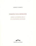 Couverture du livre « Perspective dépravée » de Annie Le Brun aux éditions Editions Du Sandre