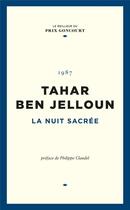 Couverture du livre « La nuit sacrée » de Tahar Ben Jelloun aux éditions Societe Du Figaro