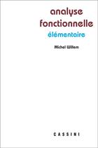 Couverture du livre « Analyse fonctionnelle élémentaire » de Michel Willem aux éditions Vuibert