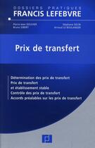 Couverture du livre « Prix de transfert » de  aux éditions Lefebvre