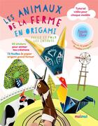 Couverture du livre « Les animaux de la ferme ; en origami faciles et pour les enfants » de Pasquale D'Auria aux éditions Nuinui
