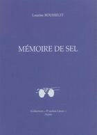 Couverture du livre « Memoire de sel » de Laurine Rousselet aux éditions L'inventaire