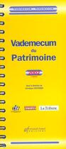 Couverture du livre « Vademecum Du Patrimoine ; Edition 2002 » de Veronique Couturier aux éditions Sefi