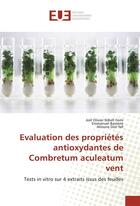 Couverture du livre « Evaluation des proprietes antioxydantes de combretum aculeatum vent » de Fomi Joel aux éditions Editions Universitaires Europeennes