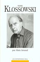 Couverture du livre « Pierre klossowski » de Alain Arnaud aux éditions Seuil
