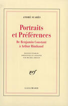 Couverture du livre « Ames et visages - ii - portraits et preferences - de benjamin constant a arthur rimbaud » de Andre Suares aux éditions Gallimard (patrimoine Numerise)