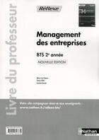 Couverture du livre « Management livre du professeur pochette reflexe bts » de Chacon Benito/Gillet aux éditions Nathan