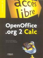 Couverture du livre « Openoffice.org 2 calc » de Gautier S. aux éditions Eyrolles