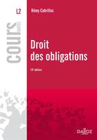 Couverture du livre « Droit des obligations (édition 2012) » de Remy Cabrillac aux éditions Dalloz