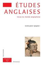 Couverture du livre « Etudes anglaises - n 4/2019 - numero special agregation » de  aux éditions Klincksieck