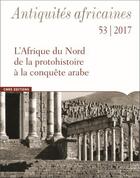 Couverture du livre « Antiquites africaines 53 » de Cinzia Vismara aux éditions Cnrs