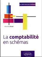 Couverture du livre « La comptabilité en schémas » de Alexandra Brault aux éditions Ellipses