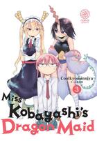 Couverture du livre « Miss Kobayashi's dragon maid Tome 3 » de Kyoshinsha Cool aux éditions Noeve Grafx