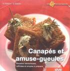Couverture du livre « Canapes et amuse gueules » de Prandoni aux éditions De Vecchi