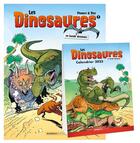 Couverture du livre « Les dinosaures en bande dessinée Tome 1 » de Arnaud Plumeri et Bloz aux éditions Bamboo