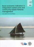 Couverture du livre « Socio-economic indicators in integrated coastal zone & community-based fisheries management. case st » de Tietze Uwe aux éditions Fao