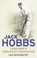 Couverture du livre « Jack Hobbs » de Mckinstry Leo aux éditions Random House Digital