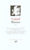 Couverture du livre « Oeuvrest.4 » de Joseph Conrad aux éditions Gallimard